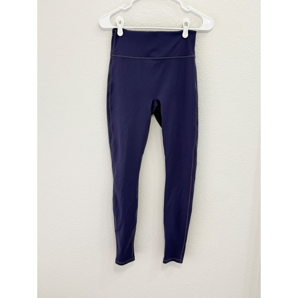 Fabletics Motion365 High Waisted Leggings Purple Mesh Back Pocket Medium - Picture 4 of 10